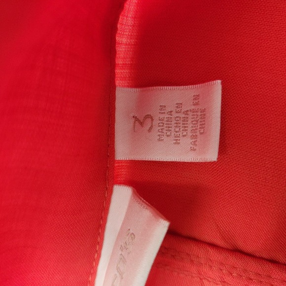 Chico’s Jacket Women’s Size 3 (XL) Lyocell Orange Full Zip Up Long Sleeve Snap - Picture 9 of 16